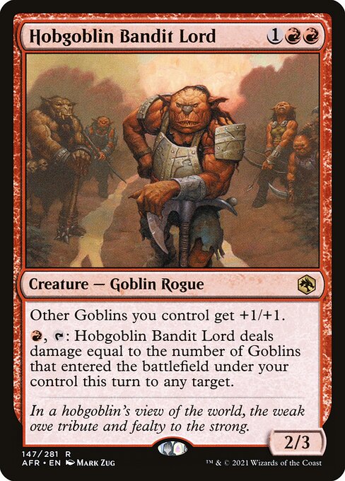 Hobgoblin Bandit Lord - Adventures in the Forgotten Realms - #147