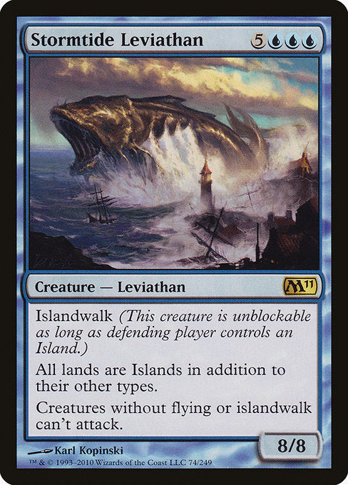 Stormtide Leviathan - Magic 2011 (M11) - #74