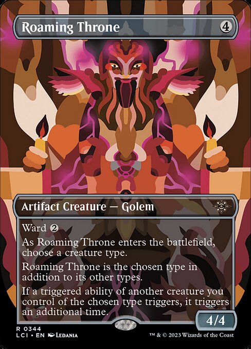 Roaming Throne - The Lost Caverns of Ixalan - #344