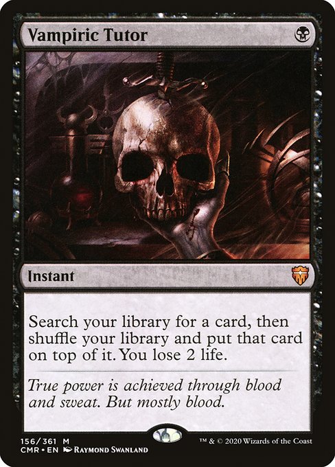 Vampiric Tutor - Commander Legends - #156