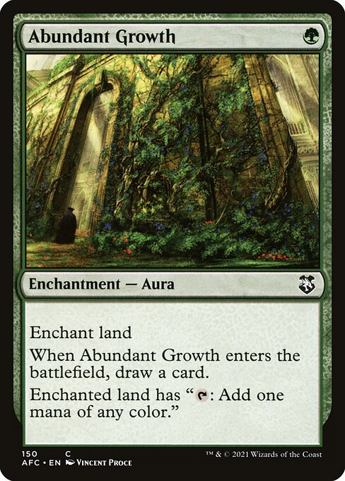 Abundant Growth - Commander: Adventures in the Forgotten Realms - #150