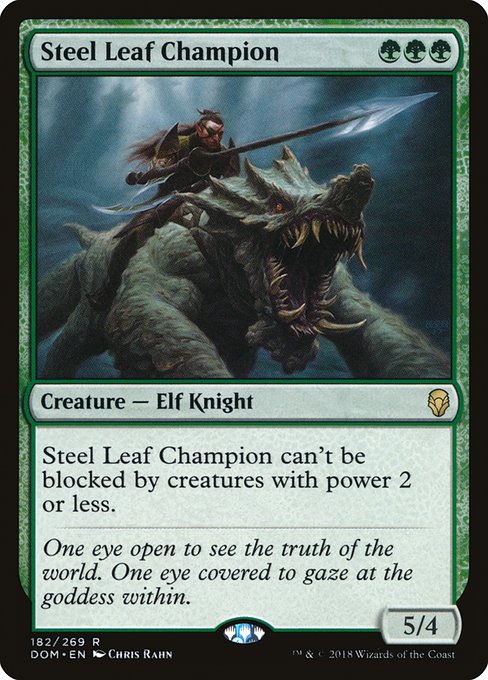 Steel Leaf Champion - Dominaria - #182