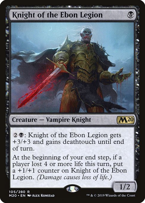 Knight of the Ebon Legion - Core Set 2020 - #105