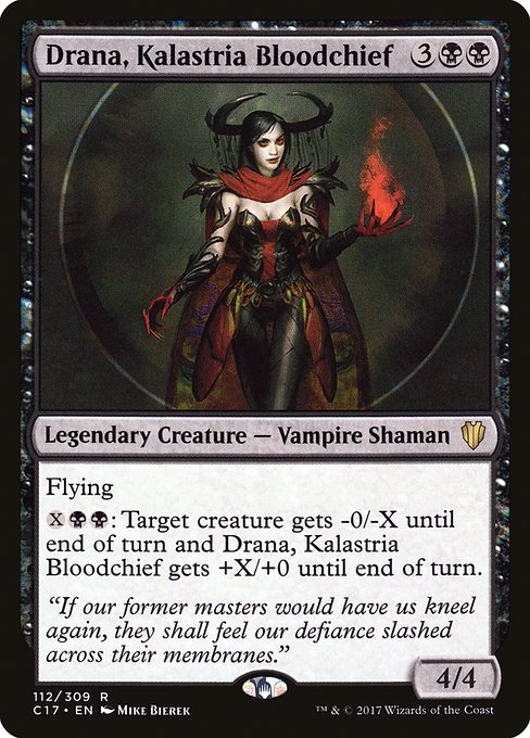 Drana, Kalastria Bloodchief - Commander 2017 - #112