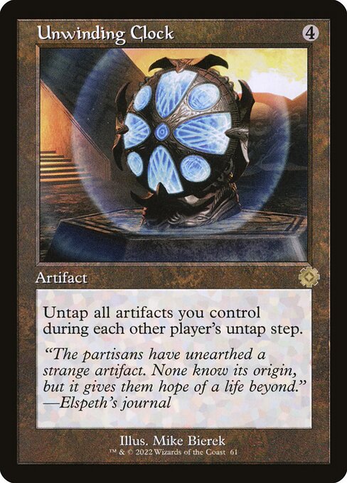 Unwinding Clock - The Brothers' War: Retro Frame Artifacts - #61