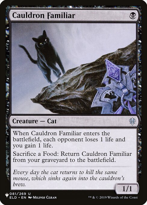 Cauldron Familiar - The List Reprints - #ELD-81