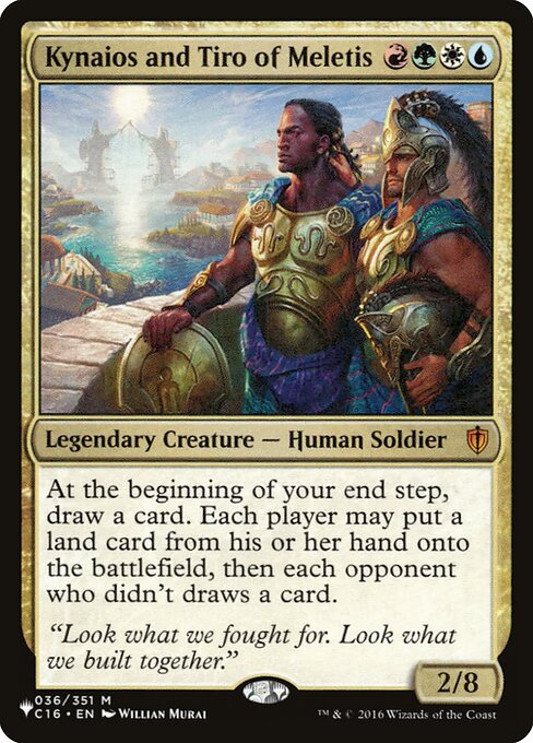 Kynaios and Tiro of Meletis - The List Reprints - #C16-36