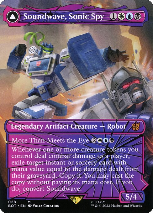 Soundwave, Sonic Spy - Universes Beyond: Transformers - #28