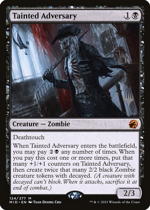 Tainted Adversary - Promo Pack: Innistrad: Midnight Hunt - #124p