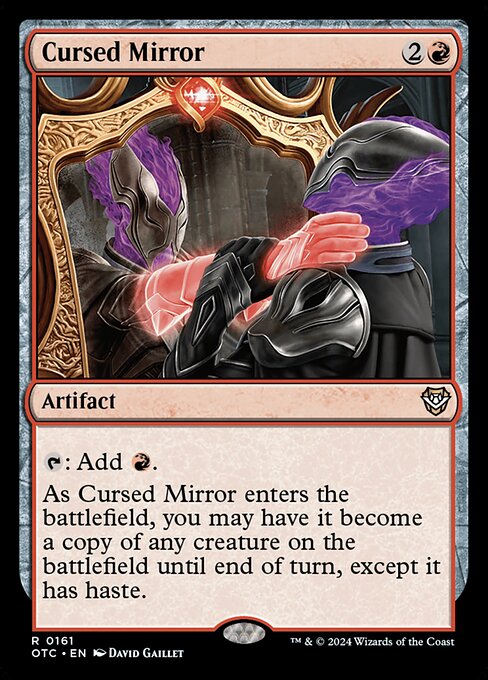 Cursed Mirror - Commander: Outlaws of Thunder Junction - #161
