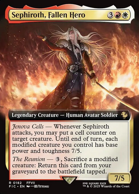 Sephiroth, Fallen Hero (extended art) Sephiroth, Fallen Hero (extended art)