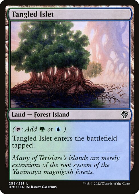 Tangled Islet - Dominaria United - #258