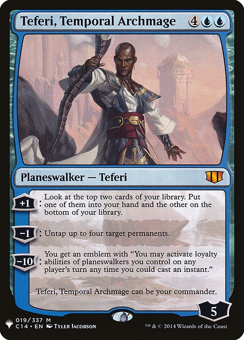 Teferi, Temporal Archmage - The List Reprints - #C14-19