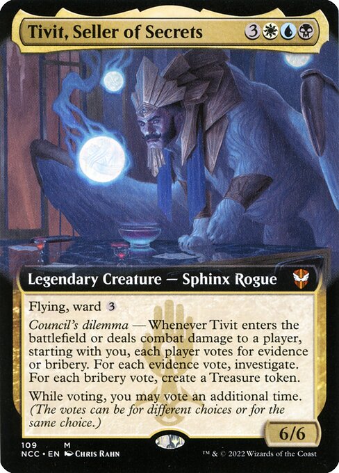 Tivit, Seller of Secrets - Commander: Streets of New Capenna - #109