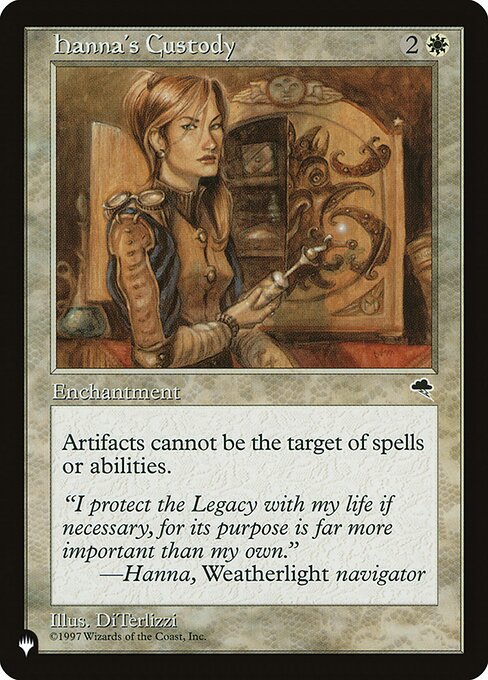 Hanna's Custody - The List Reprints - #TMP-22