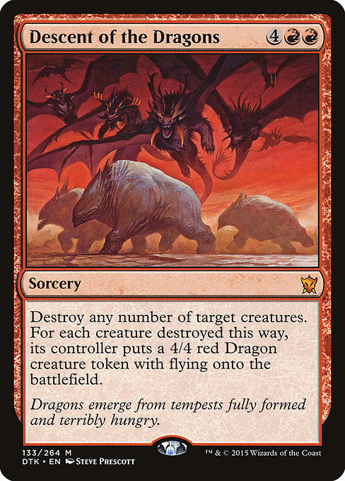 Descent of the Dragons - Dragons of Tarkir - #133