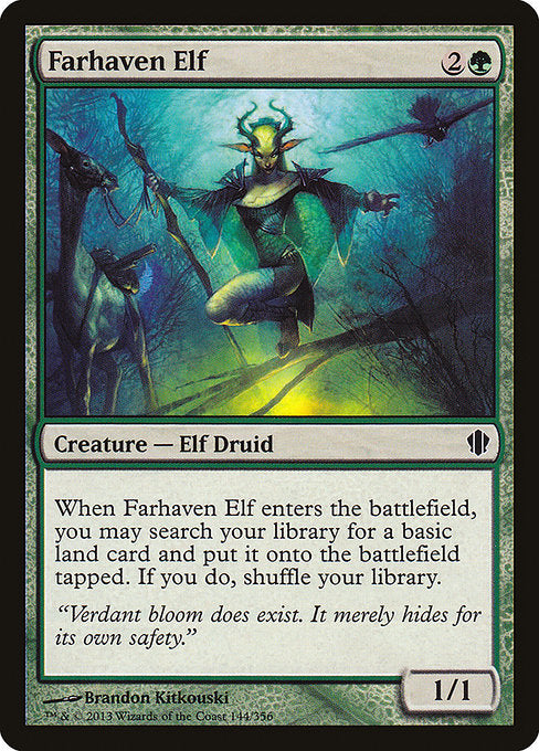 Farhaven Elf - Commander 2013 - #144