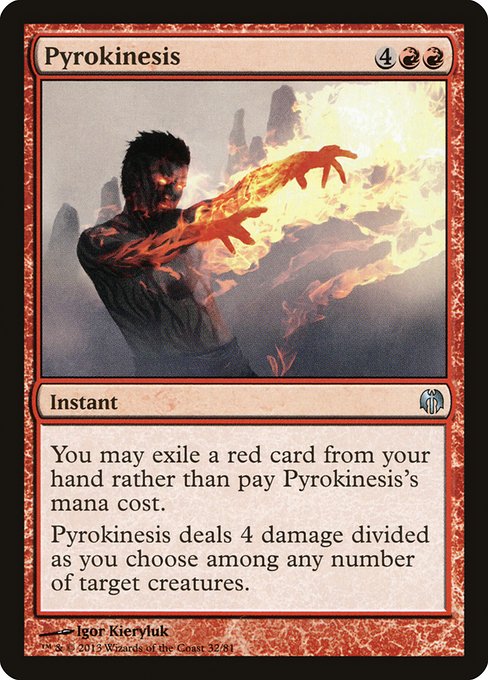 Pyrokinesis - Duel Decks: Heroes vs. Monsters - #32