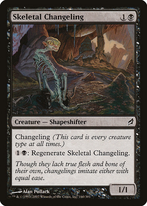 Skeletal Changeling - Lorwyn - #140