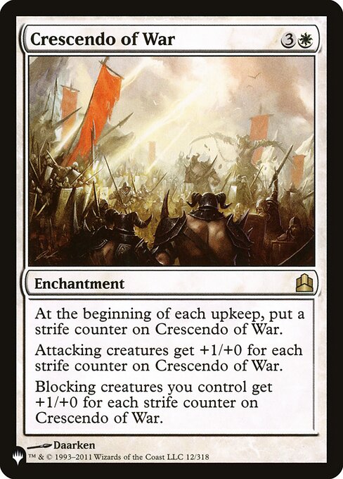 Crescendo of War - The List Reprints - #CMD-12