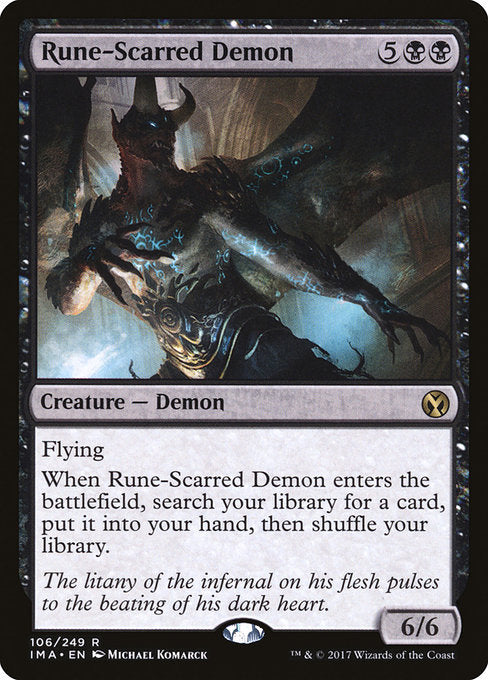 Rune-Scarred Demon - Iconic Masters - #106