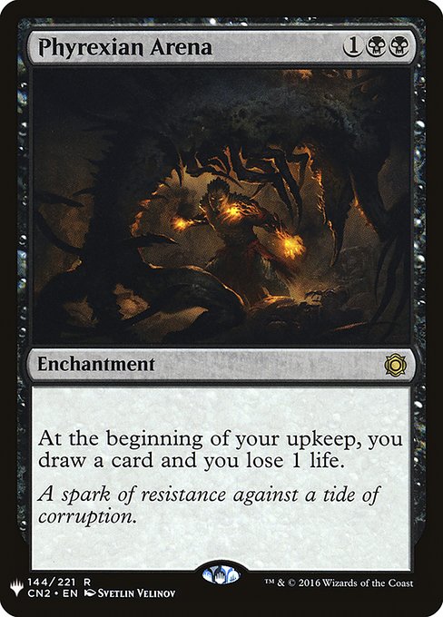 Phyrexian Arena - The List Reprints - #CN2-144