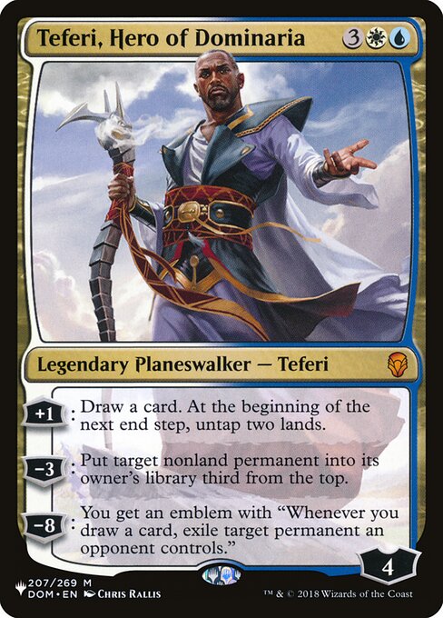 Teferi, Hero of Dominaria - The List Reprints - #DOM-207