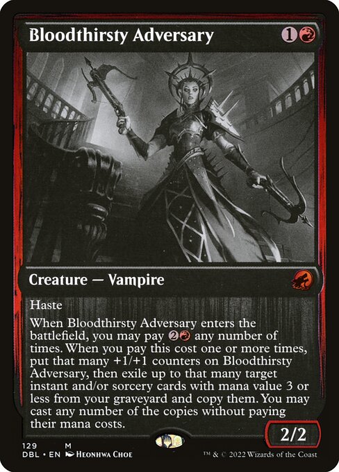 Bloodthirsty Adversary - Innistrad: Double Feature - #129