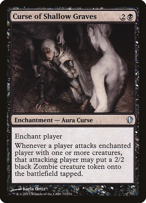 Curse of Shallow Graves - Commander 2013 - #71