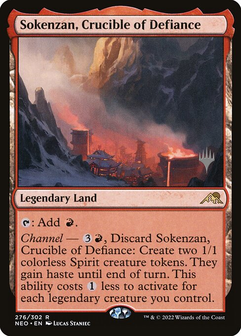 Sokenzan, Crucible of Defiance - Promo Pack: Kamigawa: Neon Dynasty - #276p