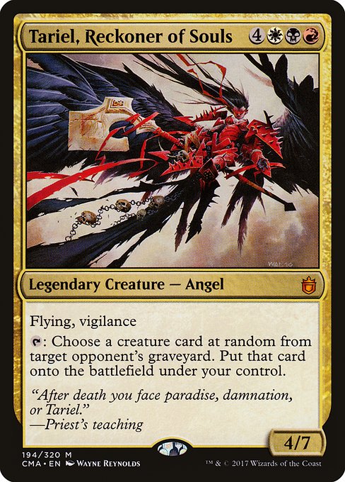 Tariel, Reckoner of Souls - Commander Anthology - #194