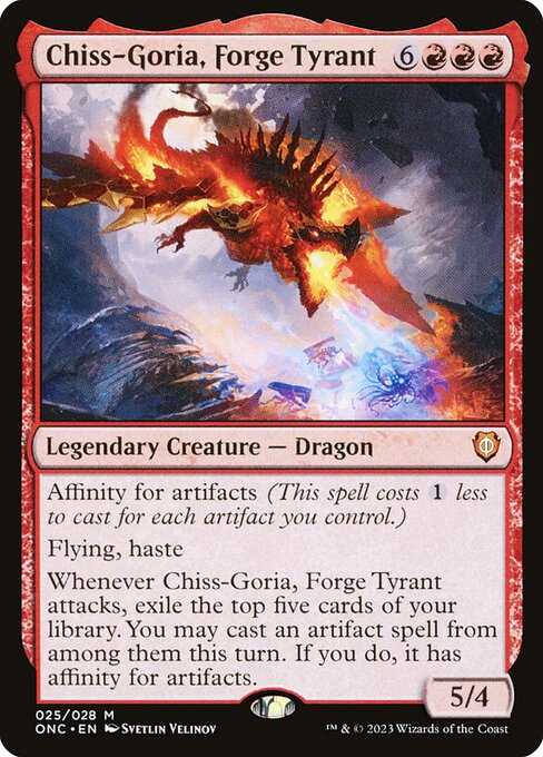 Chiss-Goria, Forge Tyrant - Commander: Phyrexia: All Will Be One - #25
