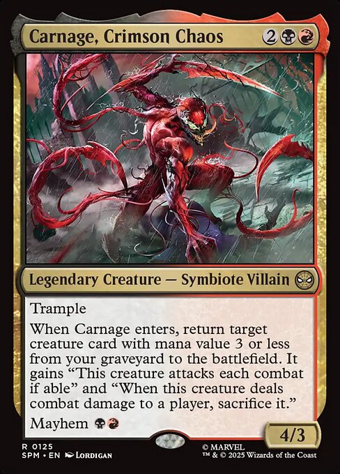 Carnage, Crimson Chaos - Marvel's Spider-Man - #125