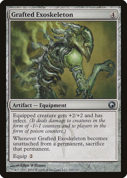 Grafted Exoskeleton - Scars of Mirrodin - #162