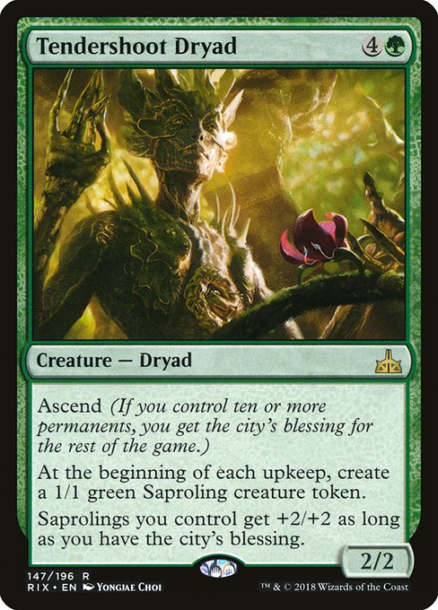 Tendershoot Dryad - Rivals of Ixalan - #147