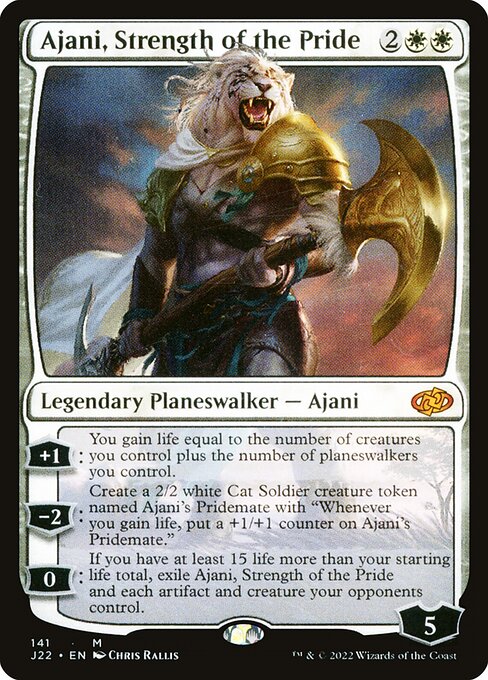Ajani, Strength of the Pride - Jumpstart 2022 - #141