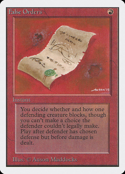 False Orders - Unlimited Edition - #148
