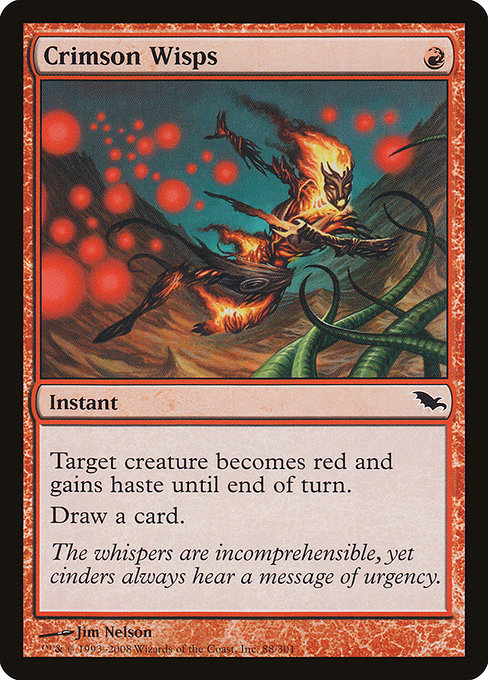 Crimson Wisps - Shadowmoor - #88