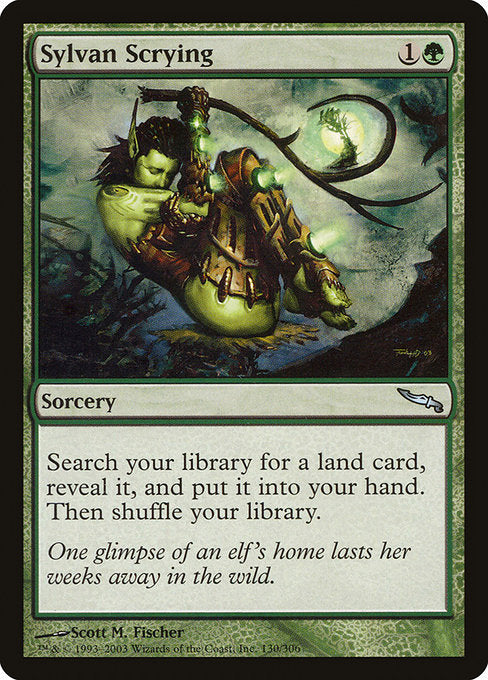 Sylvan Scrying - Mirrodin - #130