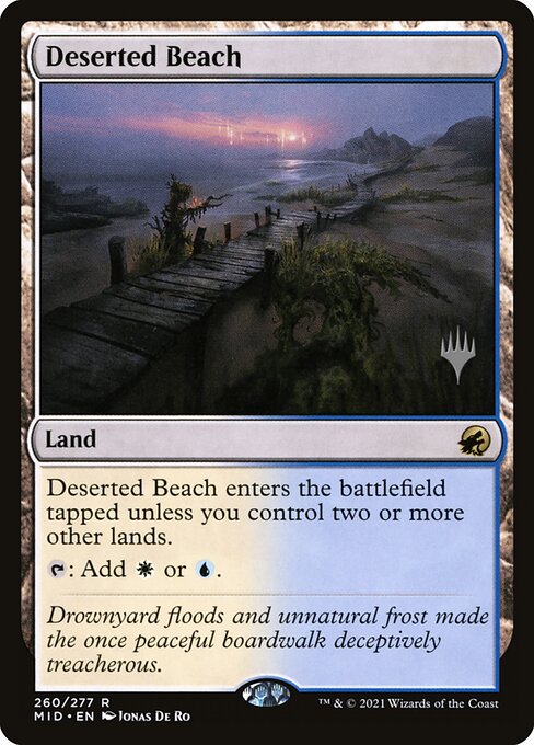 Deserted Beach - Promo Pack: Innistrad: Midnight Hunt - #260p