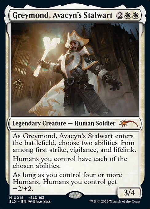 Greymond, Avacyn's Stalwart - SLX Cards - #18