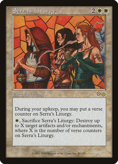 Serra's Liturgy - Urza's Saga - #49