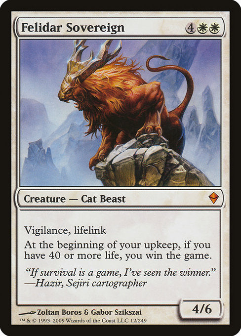 Felidar Sovereign - Zendikar - #12