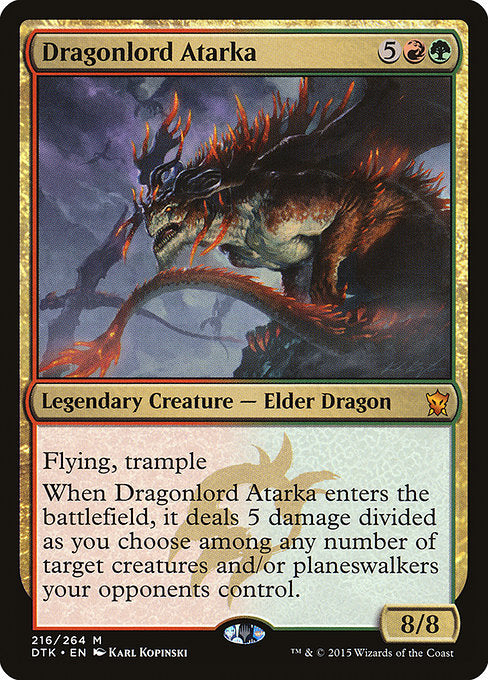 Dragonlord Atarka - Dragons of Tarkir - #216