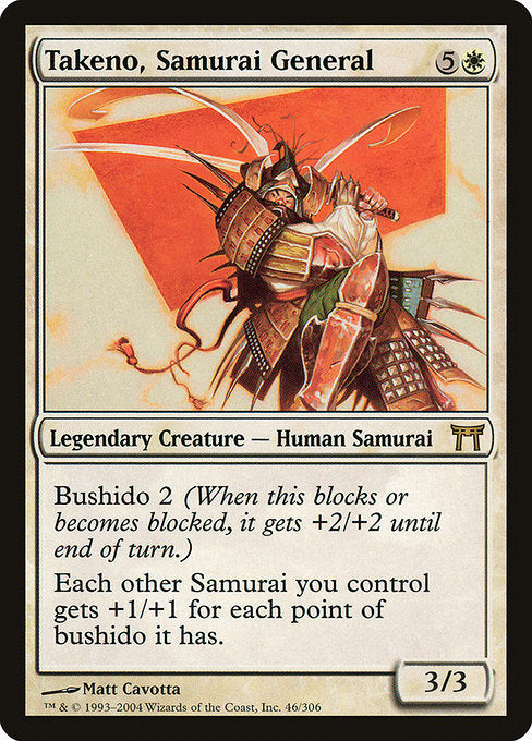 Takeno, Samurai General - Champions of Kamigawa - #46