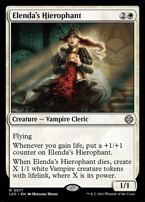 Elenda's Hierophant - Commander: The Lost Caverns of Ixalan - #71