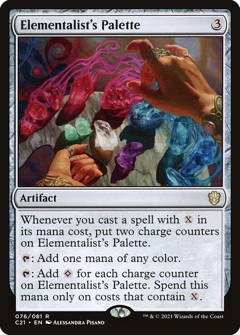 Elementalist's Palette - Commander 2021 - #76