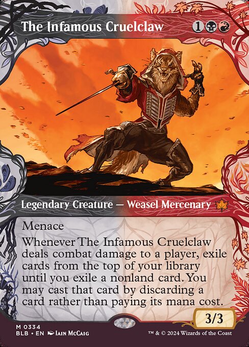 The Infamous Cruelclaw - Bloomburrow - #334