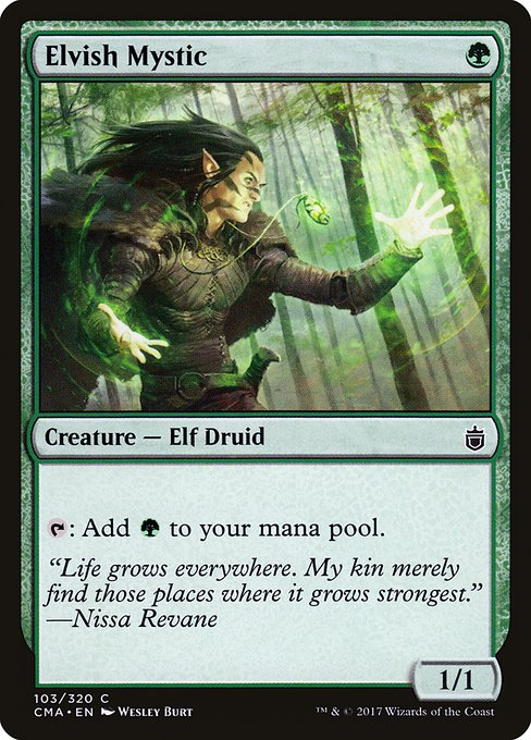 Elvish Mystic - Commander Anthology - #103