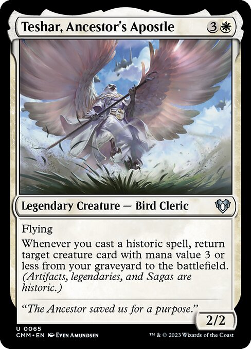 Teshar, Ancestor's Apostle - Commander Masters - #65